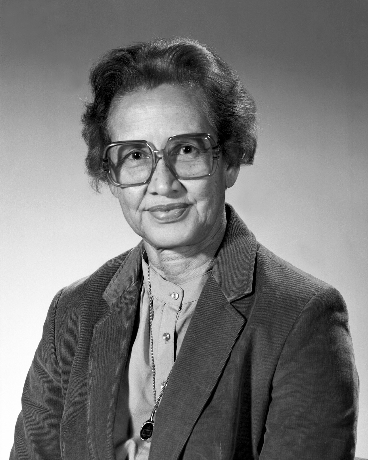 Katherine Johnson, also Katherine Coleman Goble Johnson, 1983; see NASA bio at https://crgis.ndc.nasa.gov/historic/Katherine_Johnson